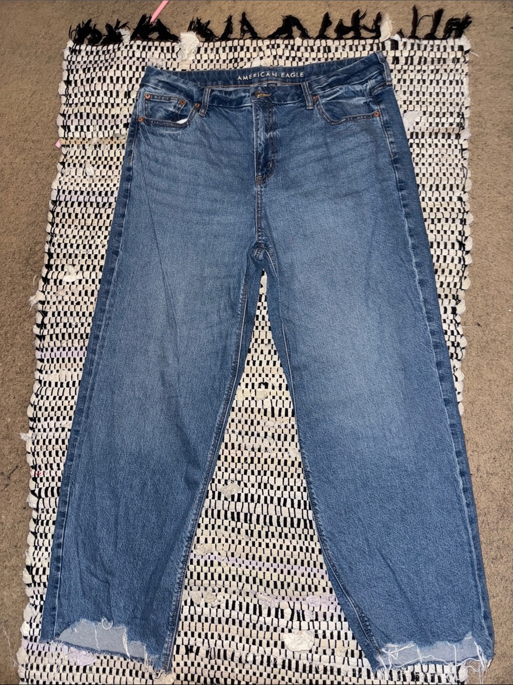 American Eagle Curvy Stovepipe Strigid Jeans